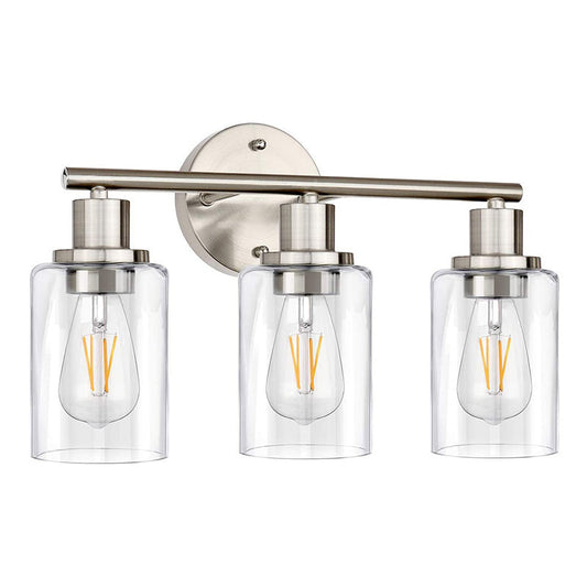 Frendorf | 3 Lichter Industrielle Vanity Spiegel Lichter Auf- und Abwärtsbeleuchtung Wandlicht Sconces für das Badezimmer