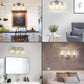 Frendorf | 3 Lichter Industrielle Vanity Spiegel Lichter Auf- und Abwärtsbeleuchtung Wandlicht Sconces für das Badezimmer