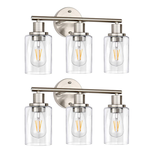 Frendorf | 3 Lichter Industrielle Vanity Spiegel Lichter Auf- und Abwärtsbeleuchtung Wandlicht Sconces für das Badezimmer