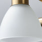 Frendorf | Amerikaanse LED Bad Vanity Verlichting Messing Badkamer Verlichting voor Makeup in Matte Glazen Schaduw