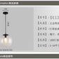 1 Licht Runde Hängende Deckenleuchten Industrie Stil Glas Hängende Licht Armaturen für Restaurant