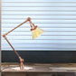 Kegel Klar/Amber Glas Tischlampe Lager Stilvolle 1 Licht Schwarz/Messing Tischbeleuchtung für das Arbeitszimmer