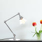 Kegel Klar/Amber Glas Tischlampe Lager Stilvolle 1 Licht Schwarz/Messing Tischbeleuchtung für das Arbeitszimmer