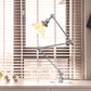 Kegel Klar/Amber Glas Tischlampe Lager Stilvolle 1 Licht Schwarz/Messing Tischbeleuchtung für das Arbeitszimmer