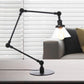 Kegel Klar/Amber Glas Tischlampe Lager Stilvolle 1 Licht Schwarz/Messing Tischbeleuchtung für das Arbeitszimmer
