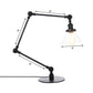 Kegel Klar/Amber Glas Tischlampe Lager Stilvolle 1 Licht Schwarz/Messing Tischbeleuchtung für das Arbeitszimmer