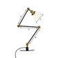 Kegel Klar/Amber Glas Tischlampe Lager Stilvolle 1 Licht Schwarz/Messing Tischbeleuchtung für das Arbeitszimmer