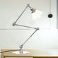 Kegel Klar/Amber Glas Tischlampe Lager Stilvolle 1 Licht Schwarz/Messing Tischbeleuchtung für das Arbeitszimmer