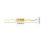 Wellen Vanity Wandlampen Modern Minimalistischer Stil Metall Einzelne Vanity Licht