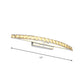 Frendorf | Kragende Vanity Verlichting Moderne Stijl Helder/Champagne Crystal 17"/21" W LED Wandlamp, Warm/Wit Licht