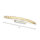Frendorf | Kragende Vanity Verlichting Moderne Stijl Helder/Champagne Crystal 17"/21" W LED Wandlamp, Warm/Wit Licht