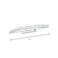 Frendorf | Kragende Vanity Verlichting Moderne Stijl Helder/Champagne Crystal 17"/21" W LED Wandlamp, Warm/Wit Licht