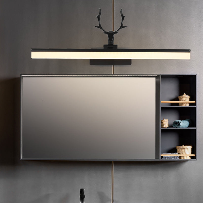 Frendorf | Nordic Light Extravagante Stil Rechteckige Wandlampe Metall Einzelne Vanity Light