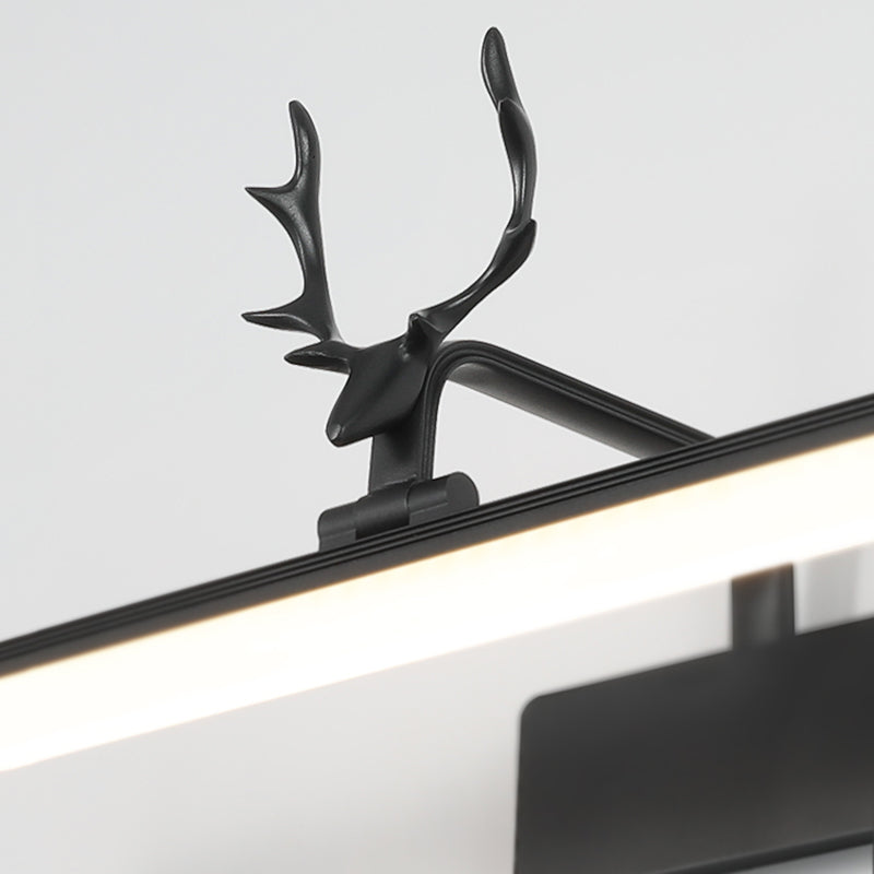Frendorf | Nordic Light Extravagante Stil Rechteckige Wandlampe Metall Einzelne Vanity Light
