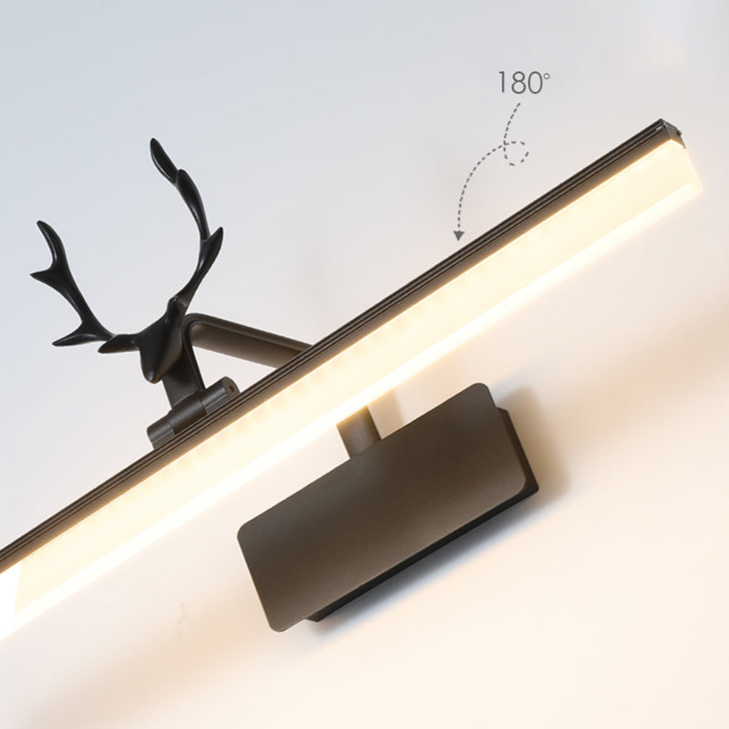 Frendorf | Nordic Light Extravagante Stil Rechteckige Wandlampe Metall Einzelne Vanity Light