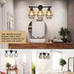 Frendorf | Cage Shade Wandlamp Retro Industriële Stijl Metaal 3 Licht Vanity Lamp