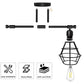 Frendorf | Cage Shade Wandlamp Retro Industriële Stijl Metaal 3 Licht Vanity Lamp
