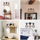 Frendorf | Cage Shade Wandlamp Retro Industriële Stijl Metaal 3 Licht Vanity Lamp