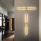 Lineare Streifen Wandbeleuchtung Moderne Metall Wandmontage Lampe für Schlafzimmer Wohnzimmer