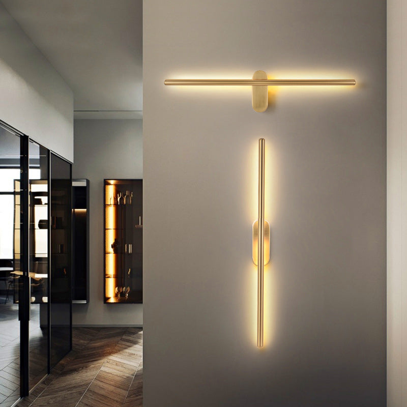 Lineare Streifen Wandbeleuchtung Moderne Metall Wandmontage Lampe für Schlafzimmer Wohnzimmer