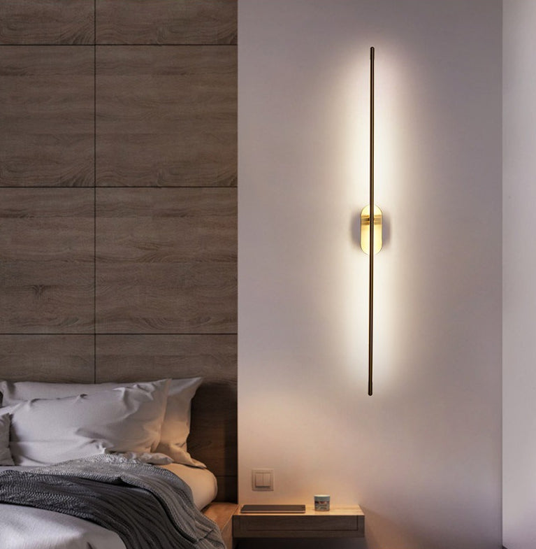 Lineare Streifen Wandbeleuchtung Moderne Metall Wandmontage Lampe für Schlafzimmer Wohnzimmer