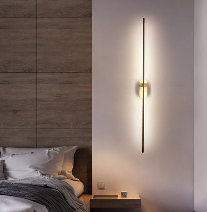 Lineare Streifen Wandbeleuchtung Moderne Metall Wandmontage Lampe für Schlafzimmer Wohnzimmer
