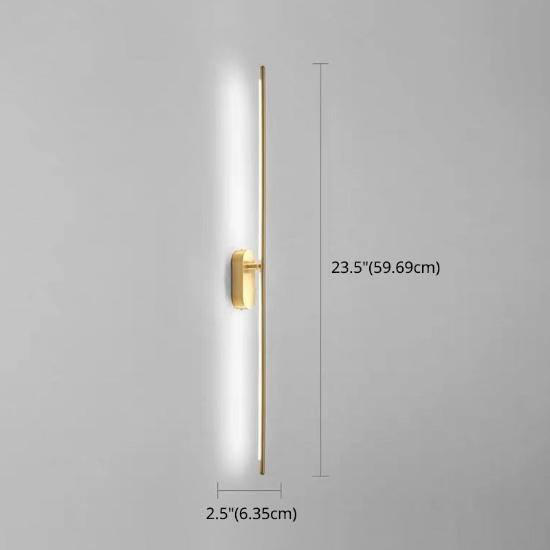Lineare Streifen Wandbeleuchtung Moderne Metall Wandmontage Lampe für Schlafzimmer Wohnzimmer