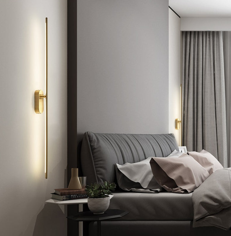 Lineare Streifen Wandbeleuchtung Moderne Metall Wandmontage Lampe für Schlafzimmer Wohnzimmer