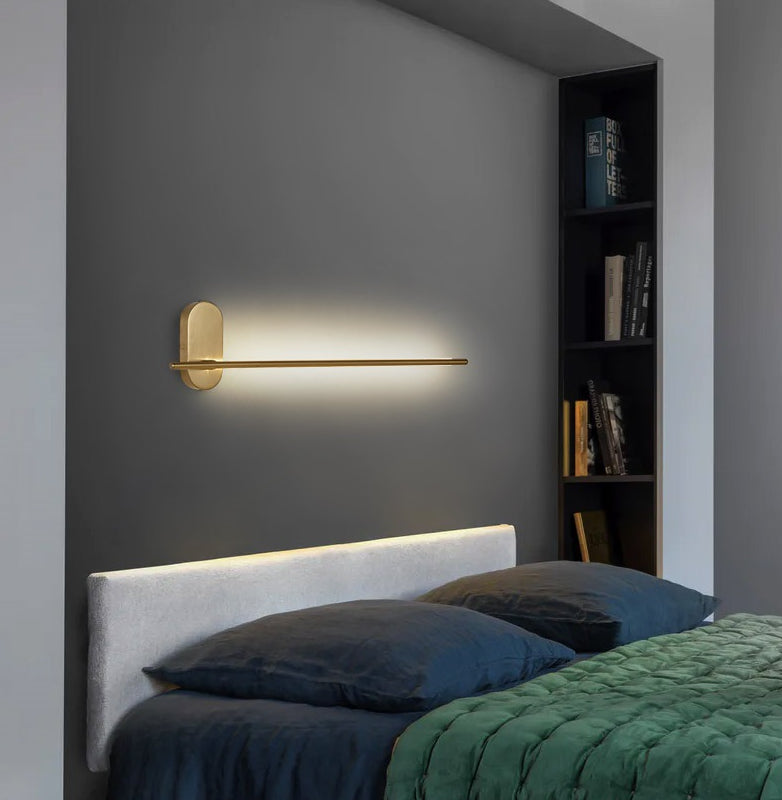 Lineare Streifen Wandbeleuchtung Moderne Metall Wandmontage Lampe für Schlafzimmer Wohnzimmer