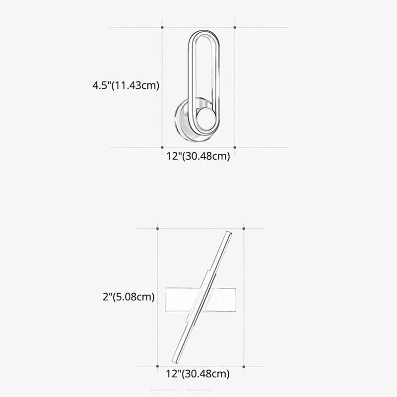 Frendorf | Reguliere Moderne Wandlamp LED Metaal Bedlampen met Draaibare Kop