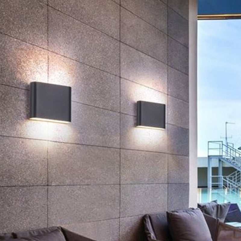 Frendorf | Auf- und Ab-Licht Wandmontage Leuchte Einfachheit Wasserdichte Wandleuchte für das Wohnzimmer