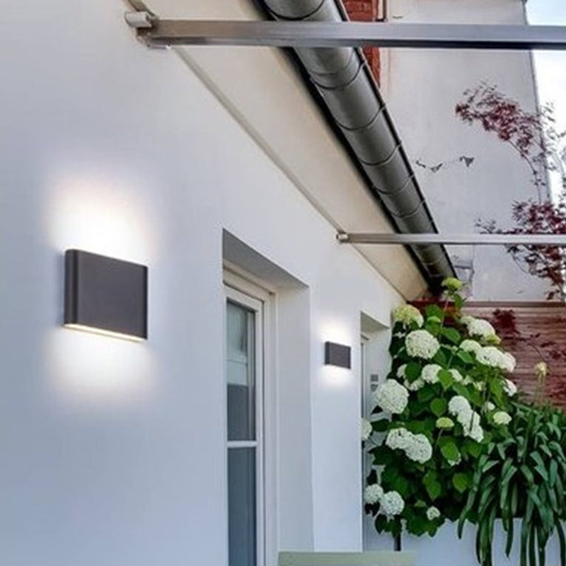 Frendorf | Auf- und Ab-Licht Wandmontage Leuchte Einfachheit Wasserdichte Wandleuchte für das Wohnzimmer