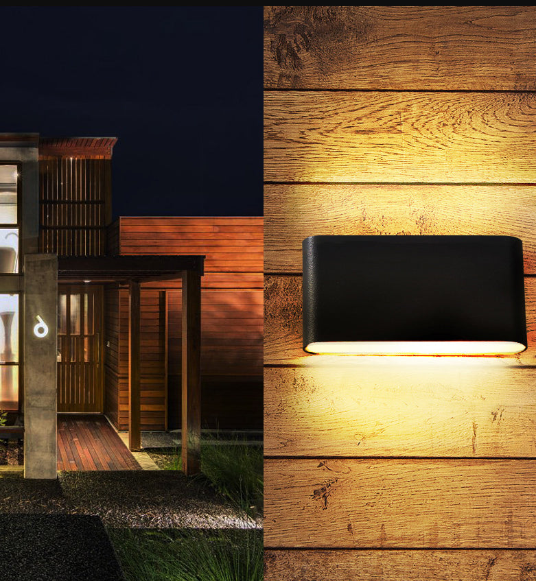 Frendorf | Auf- und Ab-Licht Wandmontage Leuchte Einfachheit Wasserdichte Wandleuchte für das Wohnzimmer