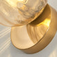 Frendorf | Moderne Eenvoud Muur Lamp 1 Licht Metaal Muur Lamp met Glazen Bal Schaduw