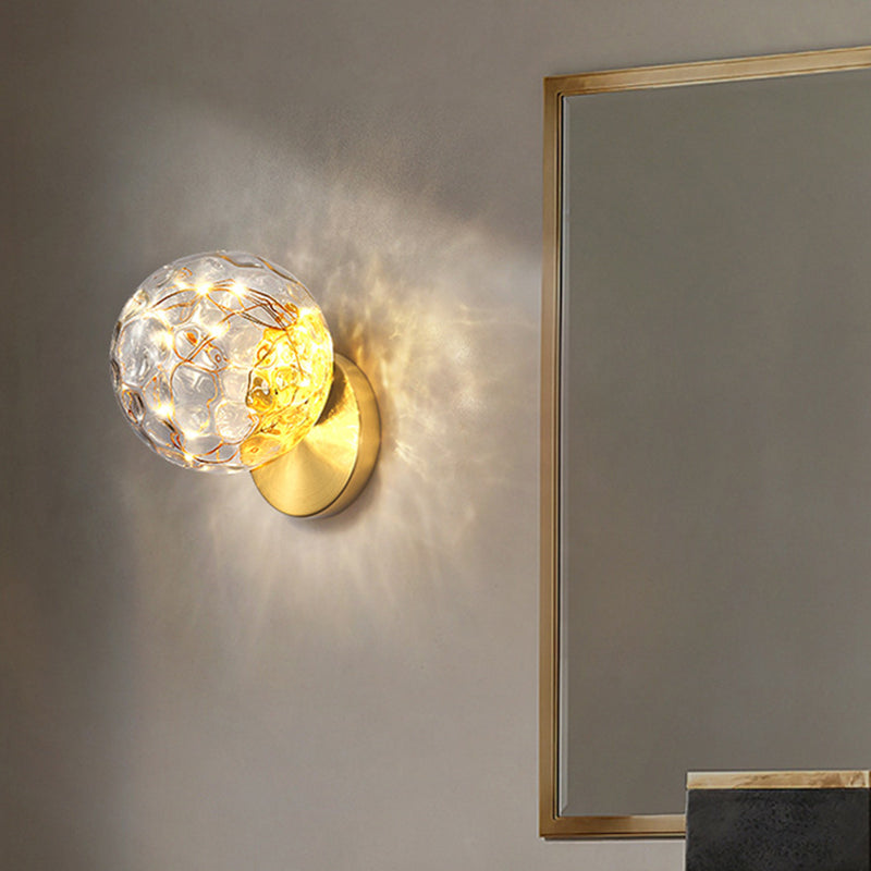 Frendorf | 1 Licht Glas Schirm Wandmontage Licht Fixture Kreative Stern Wandleuchte für Nachttisch
