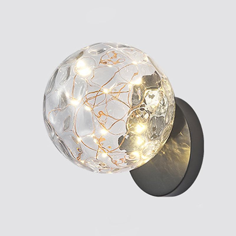 Frendorf | 1 Licht Glas Schirm Wandmontage Licht Fixture Kreative Stern Wandleuchte für Nachttisch