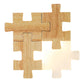 Frendorf | Jigsaw Puzzle Wandmontage Lampe Kreative LED Holz und Acryl Schatten Scone Licht für Schlafzimmer