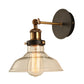 Frendorf | Bar Innenraumdekoration Wand sconce Glas Shade Wandbeleuchtung mit goldener Armierung