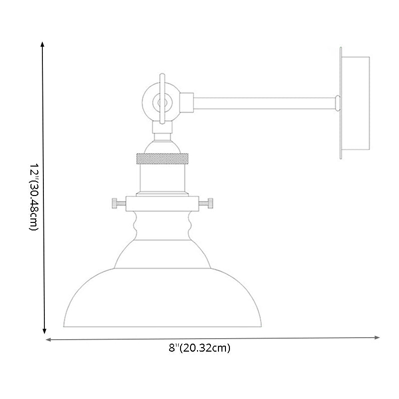 Frendorf | Bar Innenraumdekoration Wand sconce Glas Shade Wandbeleuchtung mit goldener Armierung
