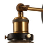 Frendorf | Bar Innenraumdekoration Wand sconce Glas Shade Wandbeleuchtung mit goldener Armierung
