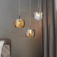 Melonenförmige Esszimmer Pendelleuchte Kristall 1-Licht Postmodern Minimalistische Hängeleuchte Set