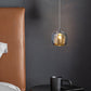 Melonenförmige Esszimmer Pendelleuchte Kristall 1-Licht Postmodern Minimalistische Hängeleuchte Set