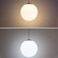 1 Licht Ball Hängeleuchte Moderne Einfache Weiße Glas Deckenpendelleuchte für Bekleidungsgeschäft
