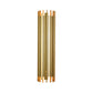 Frendorf | 2 Lampen Cilindrische Wandlamp Hedendaagse Gouden Afwerking IJzeren Wandverlichting, 19.5"/31.5" H
