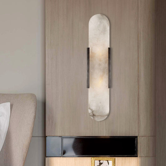 Frendorf | 2 Leuchten Bar Deckenleuchte Kolonial Gold/Schwarzes Marmor Wandbeleuchtung für Esszimmer