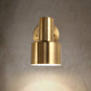 Frendorf | Verstelbare 1 Kop Mini Wandlamp Eenvoudige Gouden Afwerking IJzeren Ronde Wandspotlight, 5"/5,5" Breed