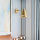 Frendorf | 4"/7.5"/12" W 1 Bulb Wandlamp Moderne Stijl Tapered/Drum/Oval Messing Binnen Wandgemonteerde Verlichting in Goud