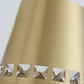 Frendorf | 4"/7.5"/12" W 1 Bulb Wandlamp Moderne Stijl Tapered/Drum/Oval Messing Binnen Wandgemonteerde Verlichting in Goud