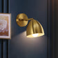 Frendorf | 4"/7.5"/12" W 1 Bulb Wandlamp Moderne Stijl Tapered/Drum/Oval Messing Binnen Wandgemonteerde Verlichting in Goud