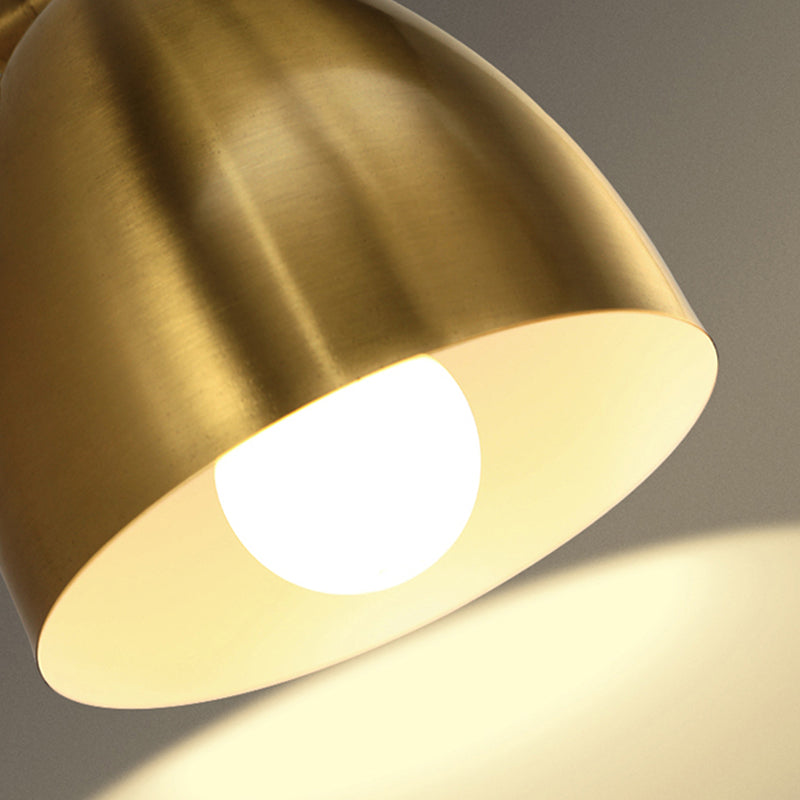 Frendorf | 4"/7.5"/12" W 1 Bulb Wandlamp Moderne Stijl Tapered/Drum/Oval Messing Binnen Wandgemonteerde Verlichting in Goud